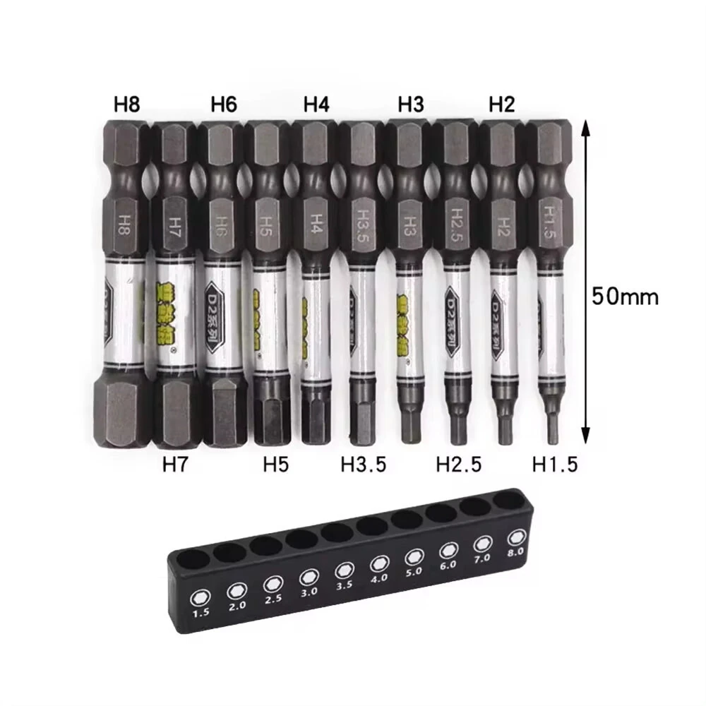 Craftsman 1/4 Inch Screwdriver Bit Set - 11pc Magnetic Hex Shank for Impact Driver - Image 3