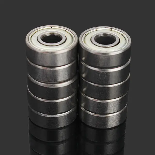 Machifit 10pcs 6x17x6mm 606zz Steel Sealed Ball Bearing - Image 2