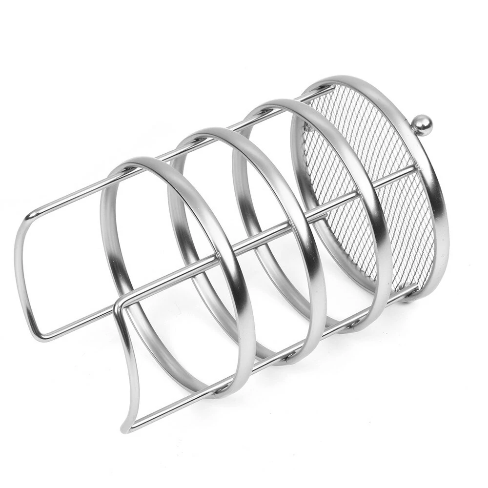 Metal Tool Storage Basket - 11x17cm Round Tableware & Chopstick Holder - Image 2