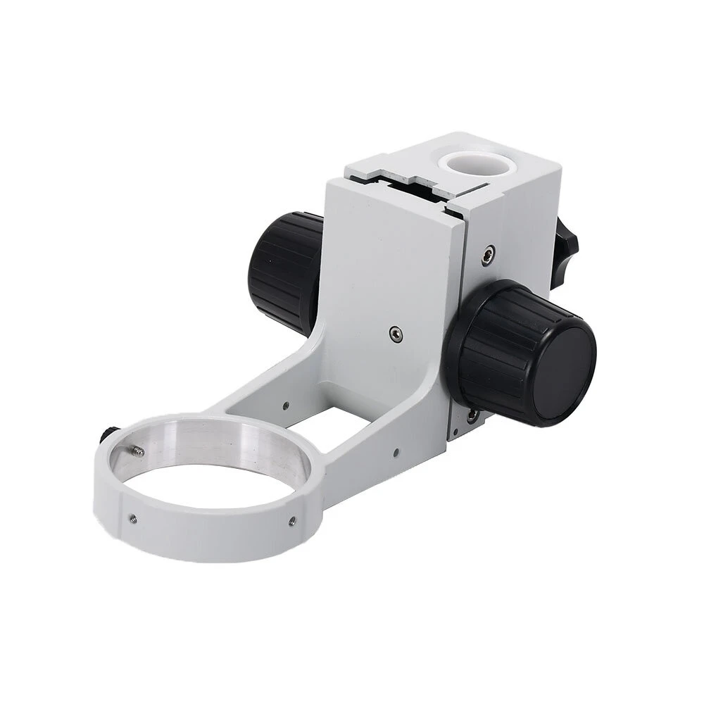HAYEAR 76mm Stereo Microscope Stand - Adjustable Focusing Holder & Gear Ring Mount Arm - Image 2