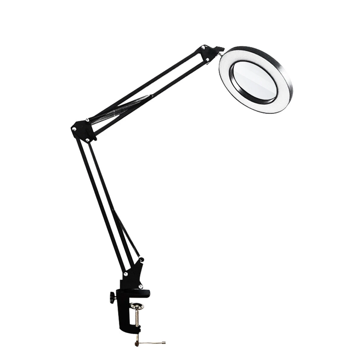 8X Magnifier with USB LED Light - 3 Color Illuminated Glass Table Lamp - Image 4