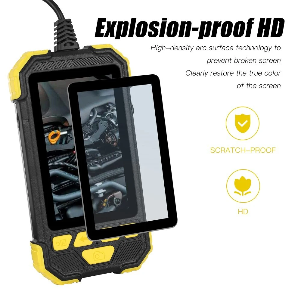 8mm 1080P HD Borescope Camera | 4.3 IPS Screen | Waterproof Hard Wire for Automotive & Industrial - Image 2