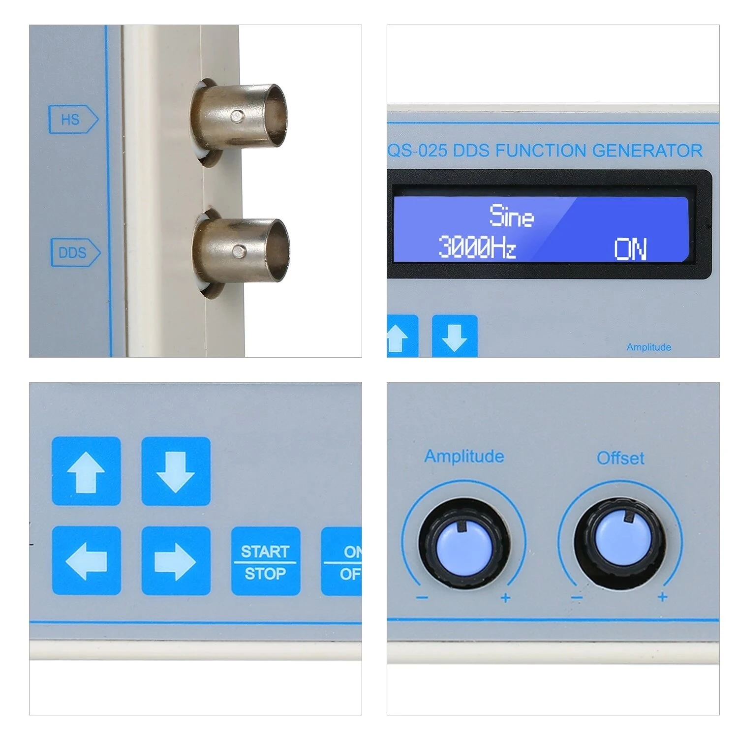 DDS Function Signal Generator | 1Hz-65534Hz Sine Square Triangle Waves | LCD Display - Image 4