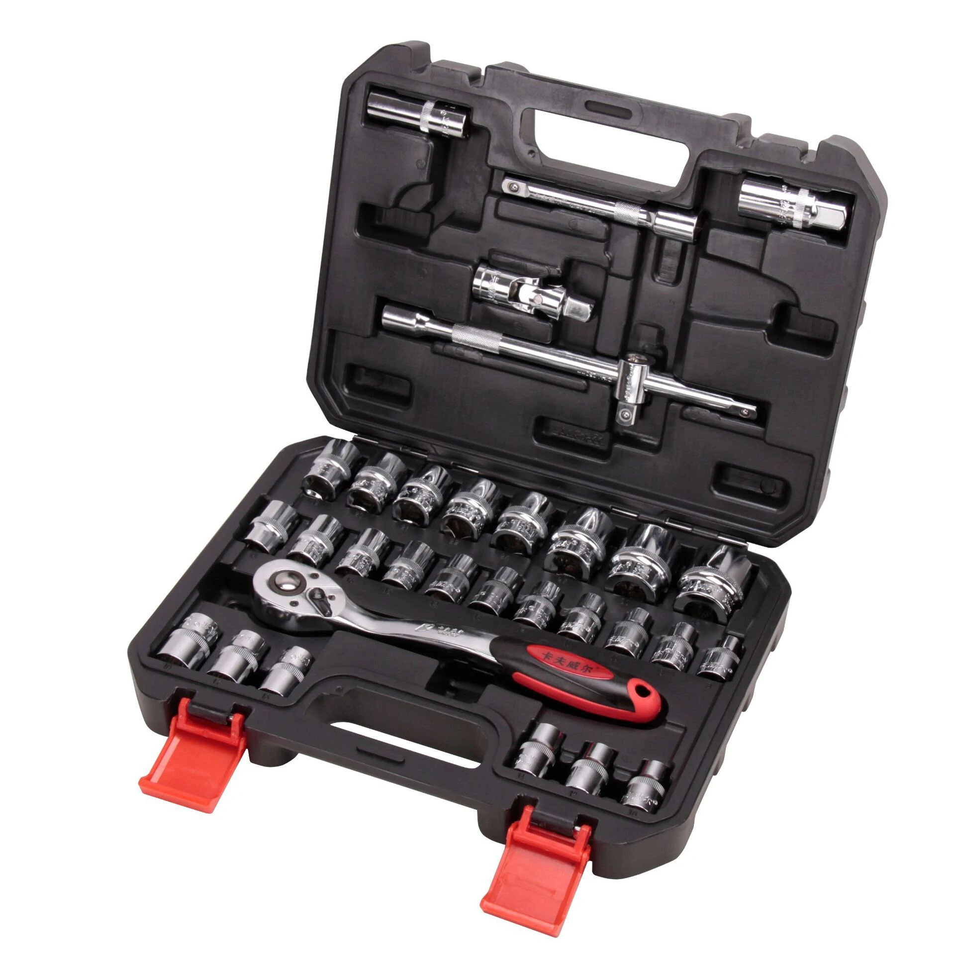 KAFUWELL SS13032A 32-Piece Socket Set | 12.5MM 1/2 Drive Tool Kit - Image 2