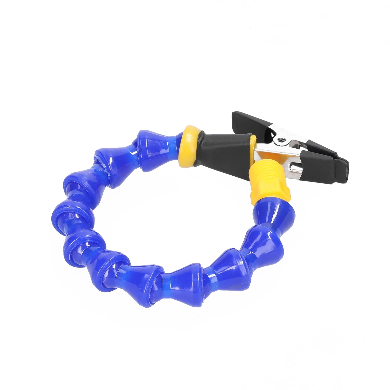 Aluminum Alloy Soldering Iron Holder | Flexible Arm PCB Welding Fixture with Table Clamp - Image 4