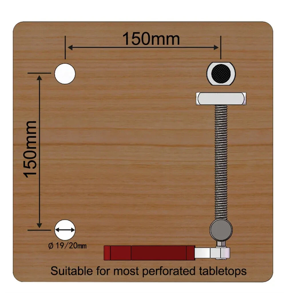 Carpentry Bench Dog Brake Inserts | 20mm Aluminium Vise Clip for Workbench Fixture - Image 3