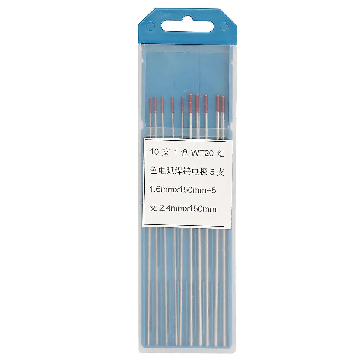 WT20 TIG Tungsten Electrode - 10Pcs 2% Thoriated Assorted | Welding Rods - Image 3