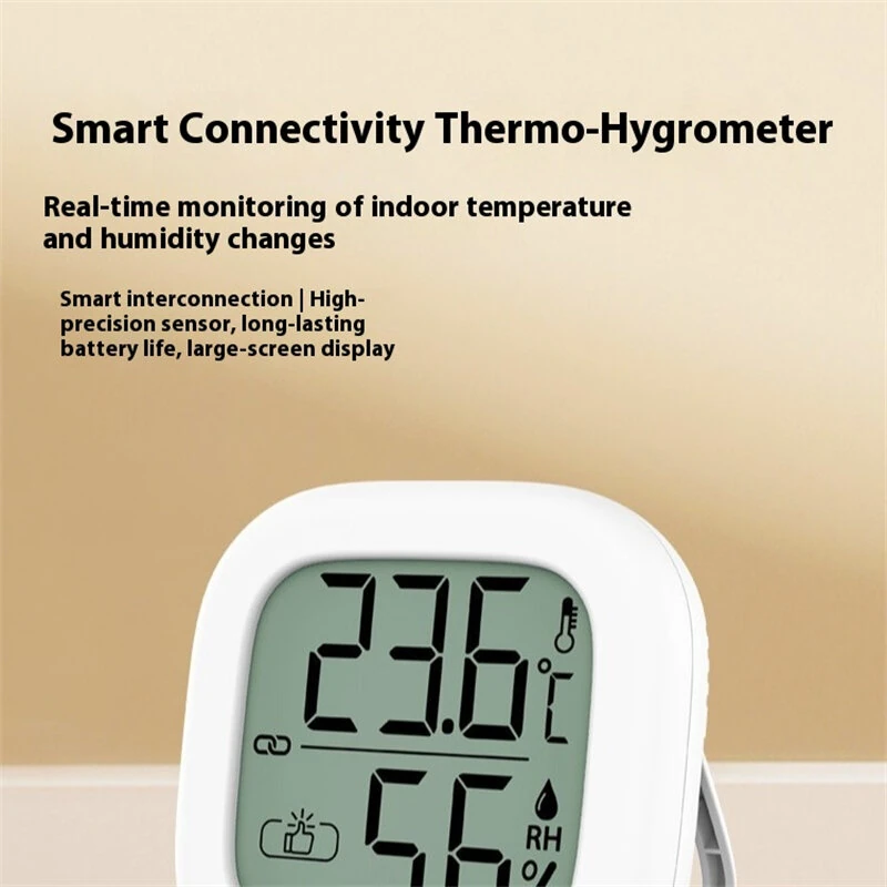 Leiss Hygrometer - Xiaomi Mi Home APP | -20°C to 70°C | Smart Sensor LCD Display - Image 2