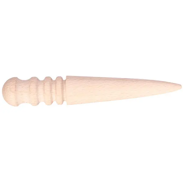 DANIU 3Pcs Round Wood Edge Burnisher - Multi-Size Leather Craft Slicker Tool - Image 2