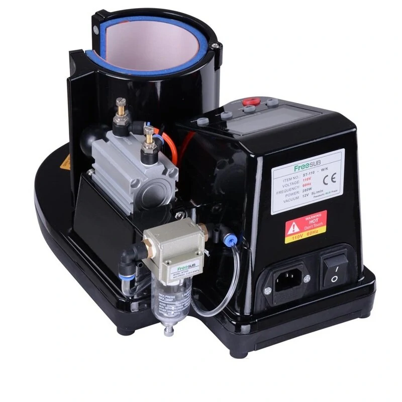 ST110 Automatic Pneumatic Heat Press Machine - Sublimation Vacuum for Mugs & Cups - Image 3