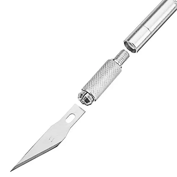 MetalCraft Pro Cutter Set - 6-Blade Hobby Tool, Metal Handle, Precision Cutting - Image 2