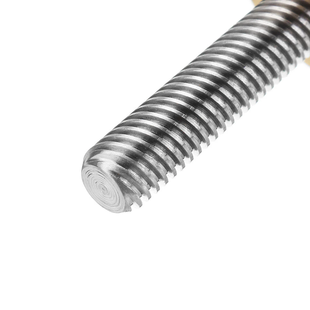 Machifit 100mm T6 Lead Screw | 6mm Thread 1mm Pitch with Flange Copper Nut - Image 5