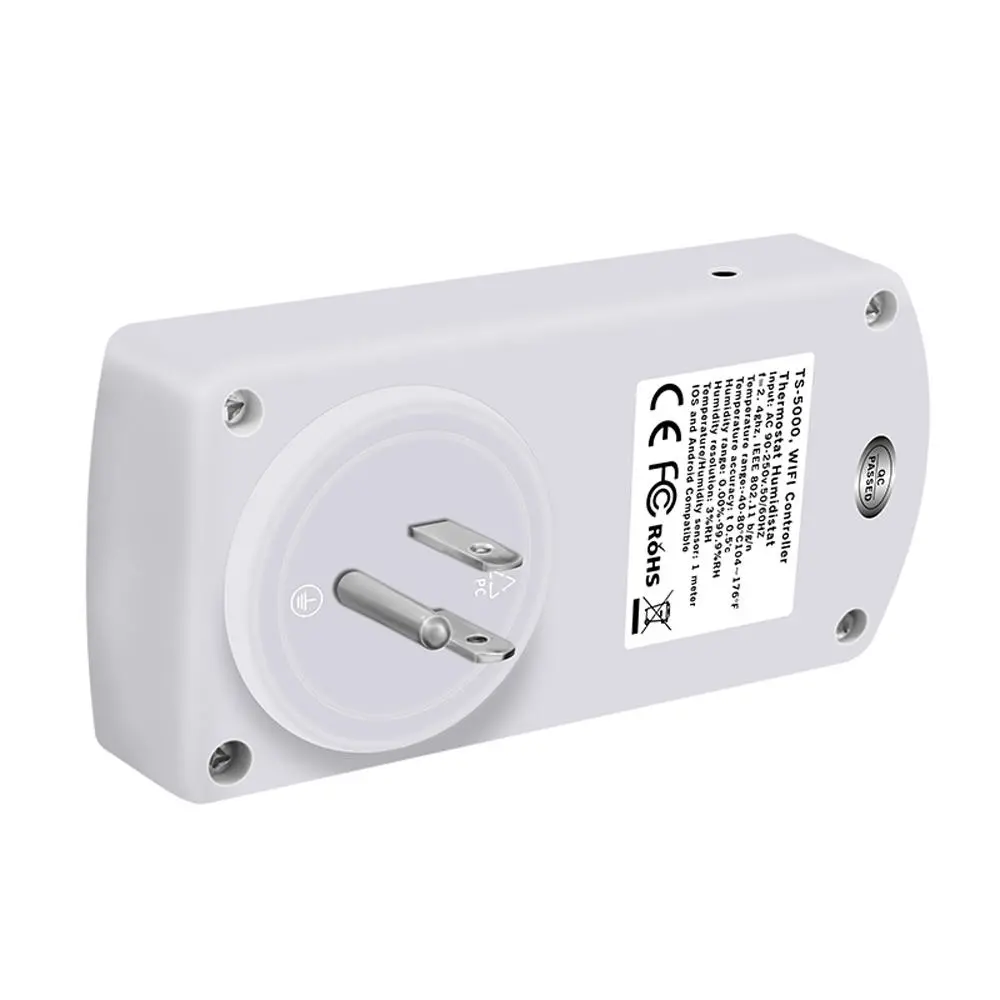 TS-5000 Smart WiFi Socket with Thermostat & Humidistat - iOS Android App Control - Image 5