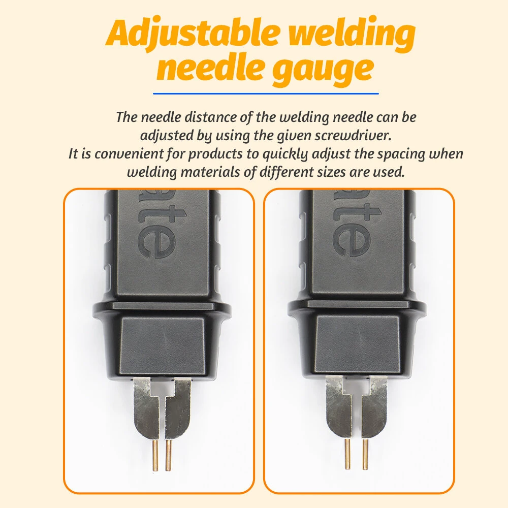 DIY Spot Welding Pen - 1500A Gold-Plated Copper - 414g Compact for 18650 Batteries - Image 5
