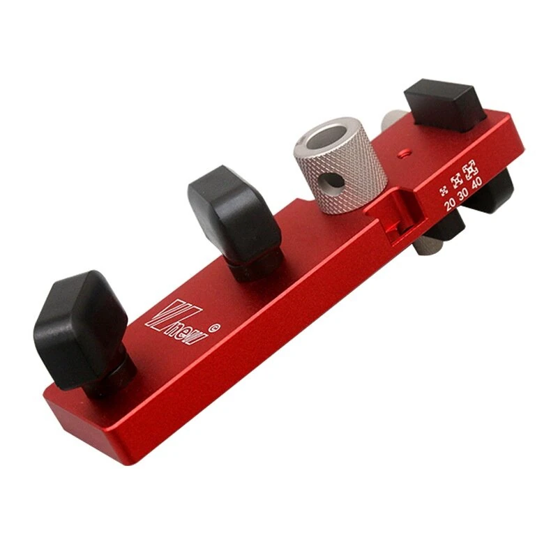 Wnew Aluminum Profile Drill Guide Jig | With Step Drill Bits for 2020 2040 3030 3060 Extrusions - Image 2