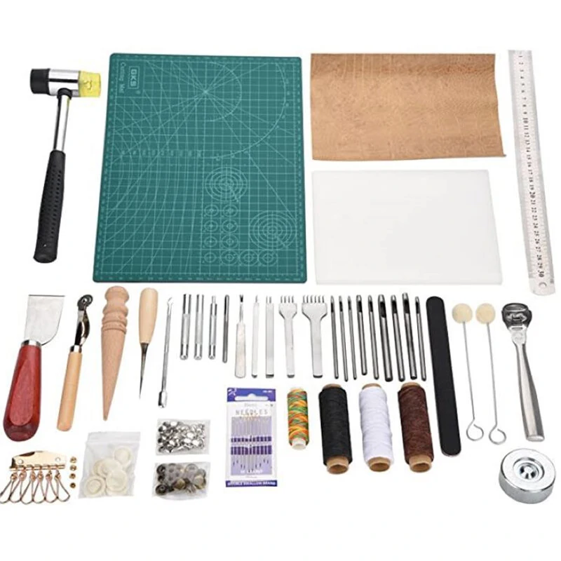 DIY Leather Craft Tools Set - Hand Sewn Diamond Chop & Handmade Tools - Image 5