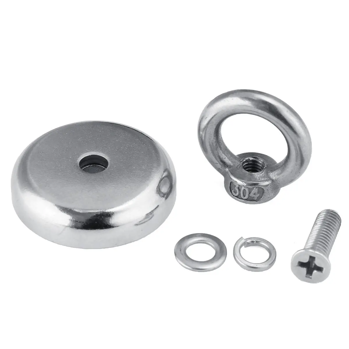 N52 45KG Neodymium Fishing Magnet | D32mm for Treasure Hunting & Recovery - Image 3