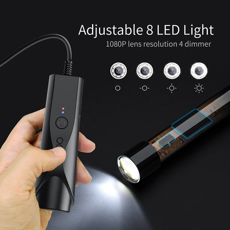 8mm WiFi Borescope Camera - IP67 Waterproof 1080P HD | for Android & Apple - Image 2