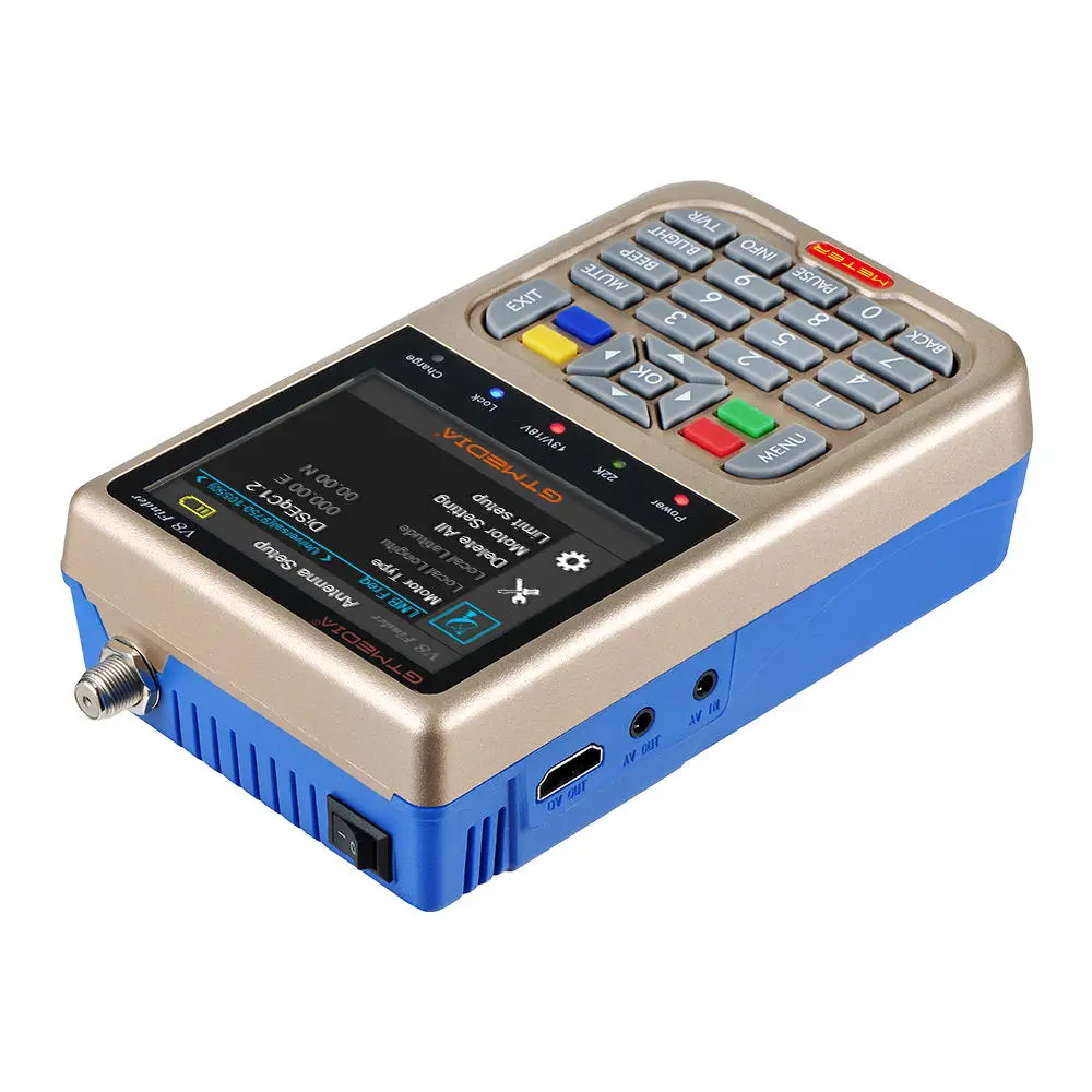 Freesat V8 Digital Satellite Finder | V-71 HD DVB-S2 FTA Meter with 3.5in LCD - Image 2