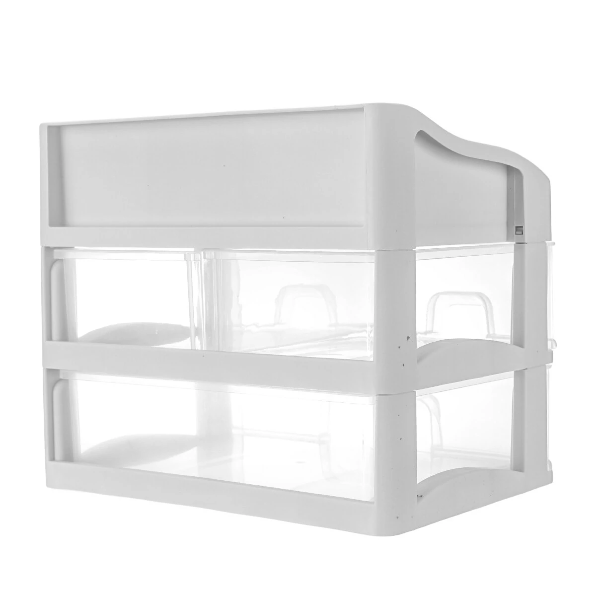 2-3 Layer Tabletop Makeup Box - Cosmetic Storage Organizer Case & Holder - Image 5