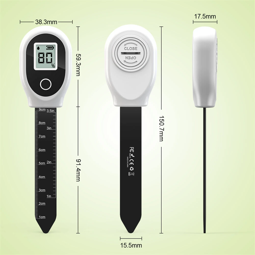 SGS10 Soil Tester - 3-in-1 Digital LCD for Moisture, pH & Temperature - Image 5
