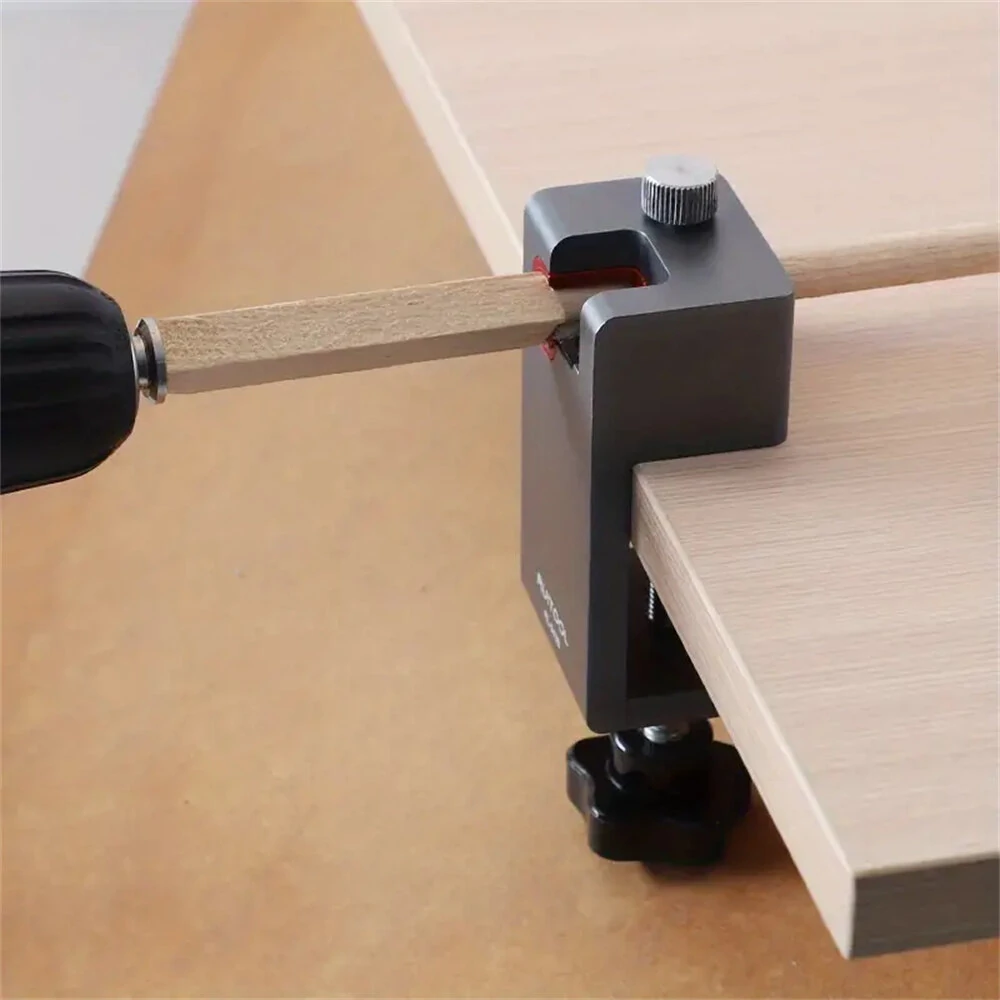 Dowel Maker Jig - Adjustable Drill Guide with Sharp Alloy Blade for Wood Sticks - Image 3