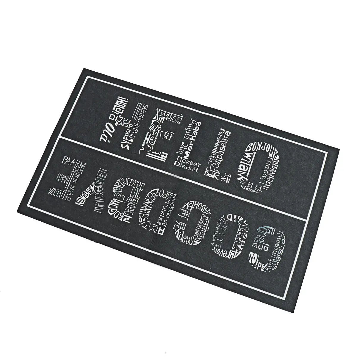 Non Slip Rubber Floor Mat - 45x75cm Indoor Outdoor Rug for Home & Kitchen - Image 4