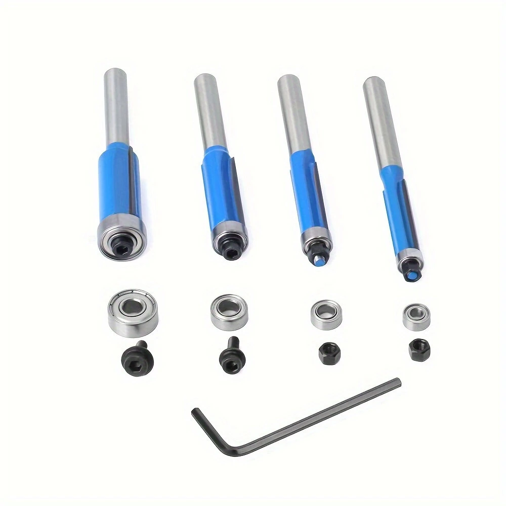 MLCS 16pc Router Bit Set - 1/4 Shank, Carbide-Tipped | Wood Trimming & Grooving - Image 4