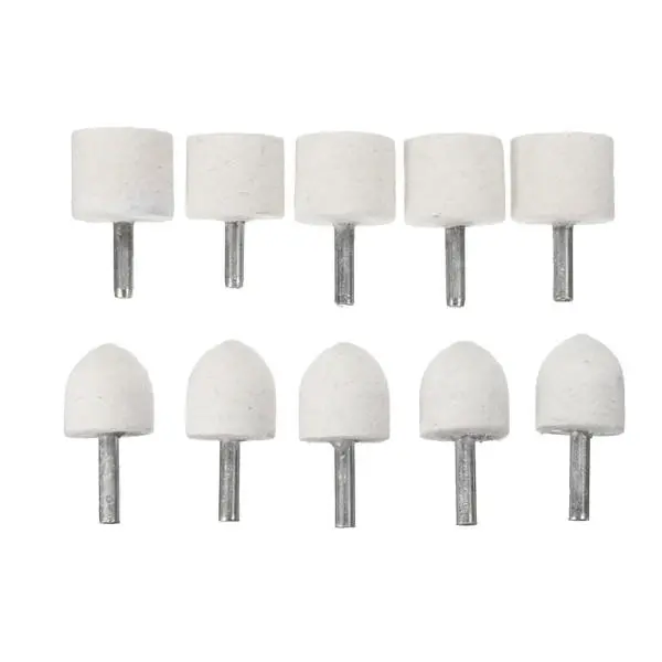 14pcs Wool Polishing Wheel Kit for Aluminium Brass Copper | Metal Polishing - Image 4
