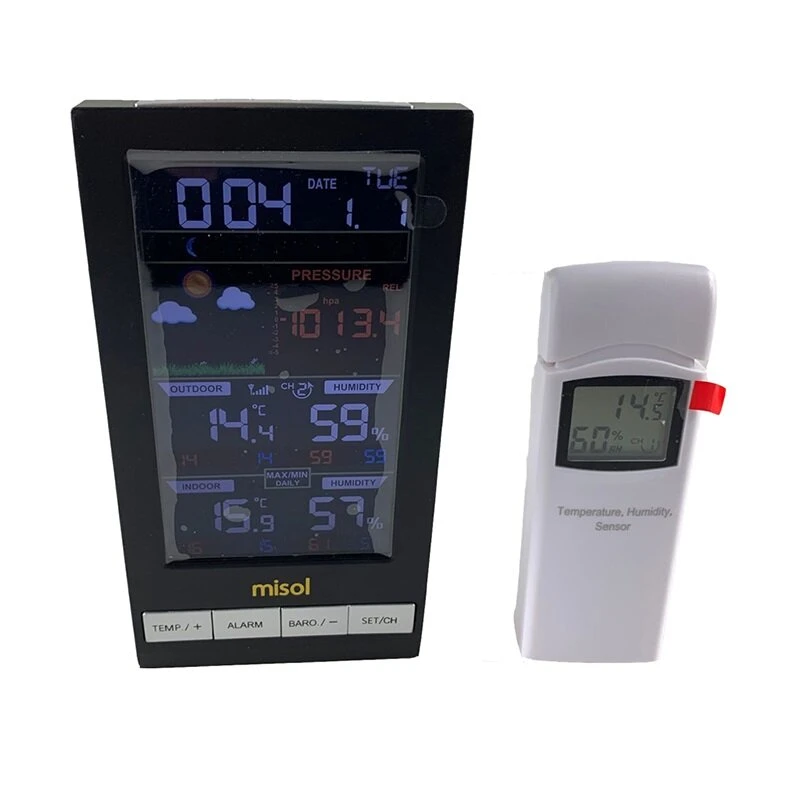 MISOL 2810-W1T Wireless Weather Station - Digital Thermometer Hygrometer Barometer - Image 5