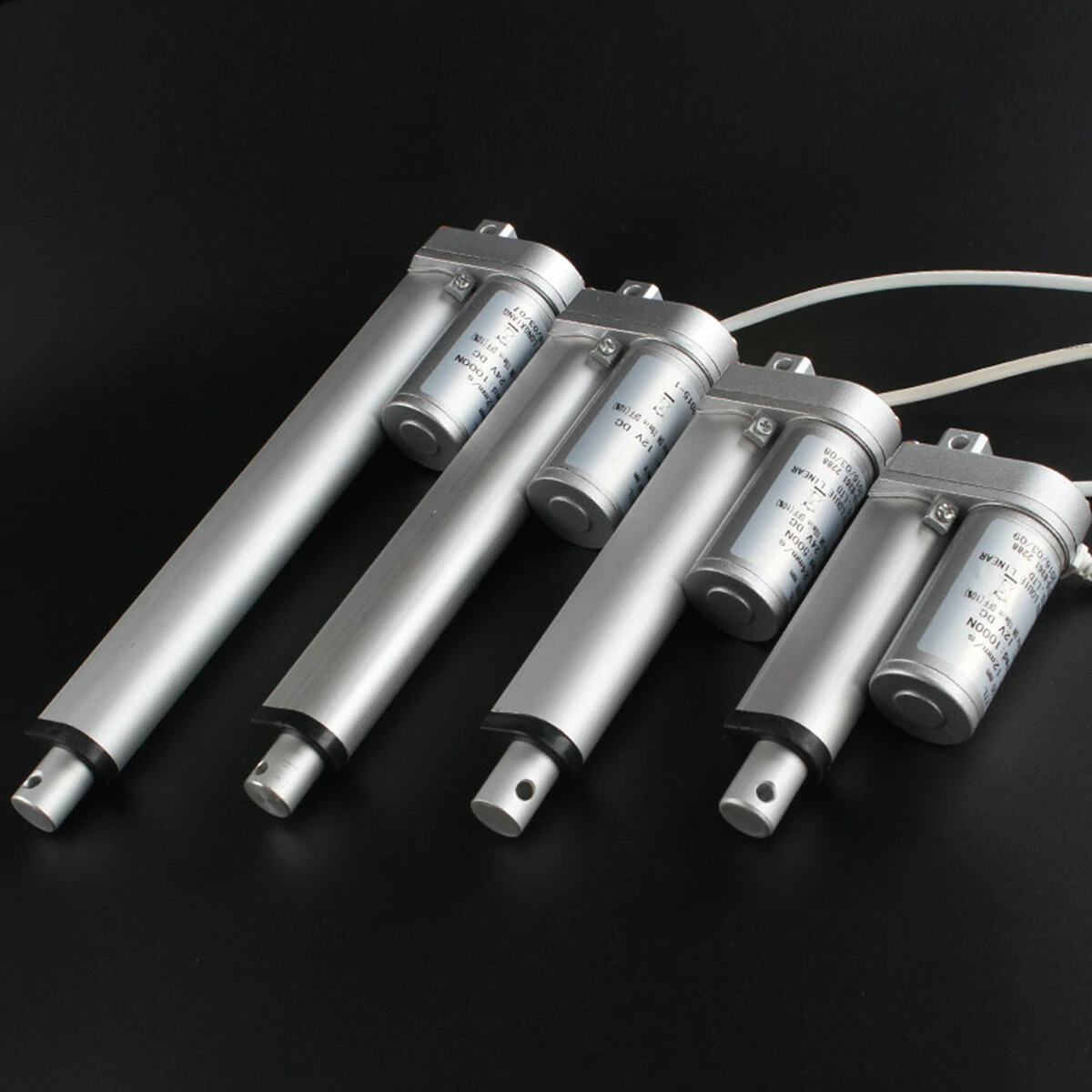 DC 12V Linear Actuator Motor | 200N Force 300mm Stroke Tubular Motor - Image 2