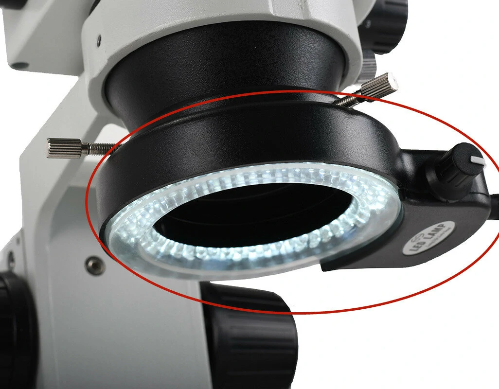 HAYEAR 144 LED Ring Light - 6500K Adjustable Illuminator for Stereo Microscope & Camera - Image 3