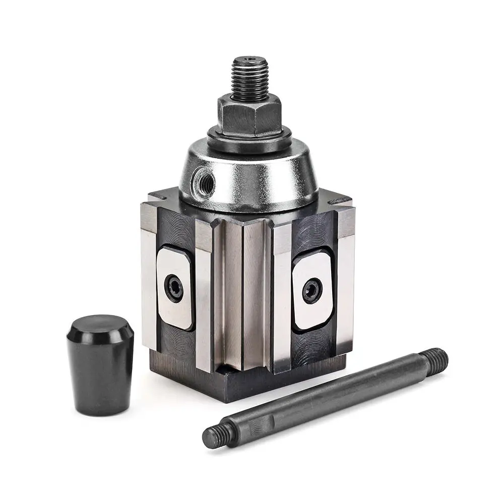 Machifit DMC-250-100 Quick Change Tool Post | Piston Type Locking | Steel Lathe Tool Holder - Image 4