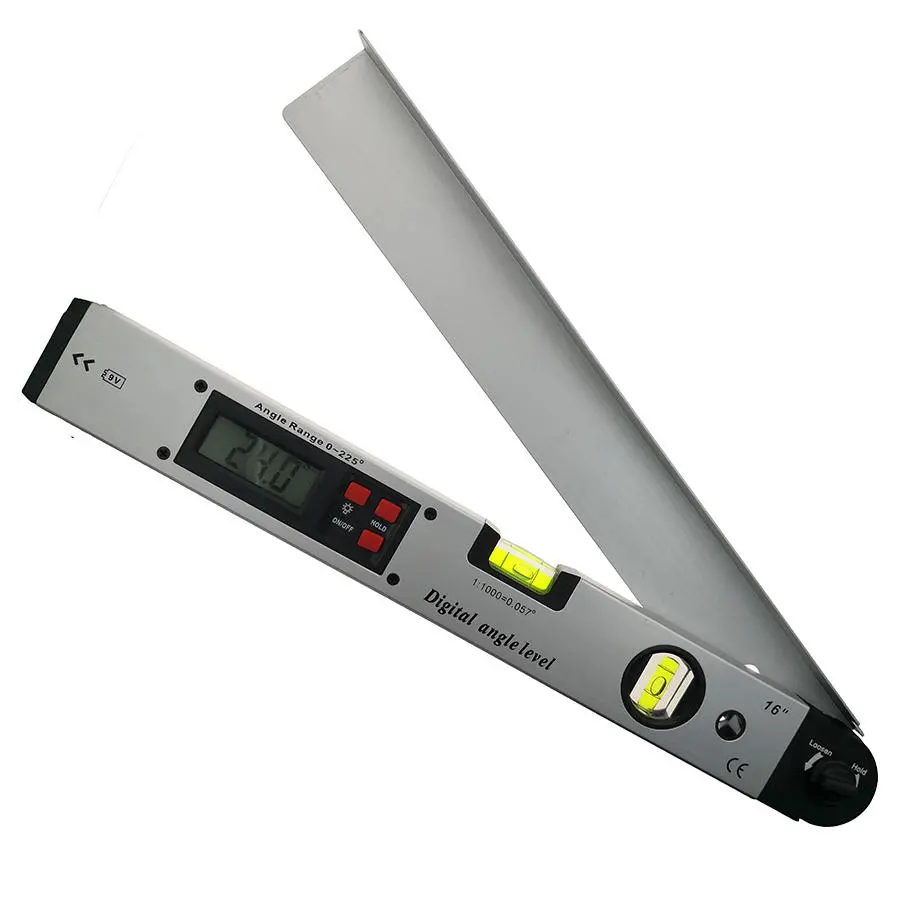 Electronic Protractor 0-225° Digital Angle Level Meter - 400mm 16 Inch LCD Display - Image 2