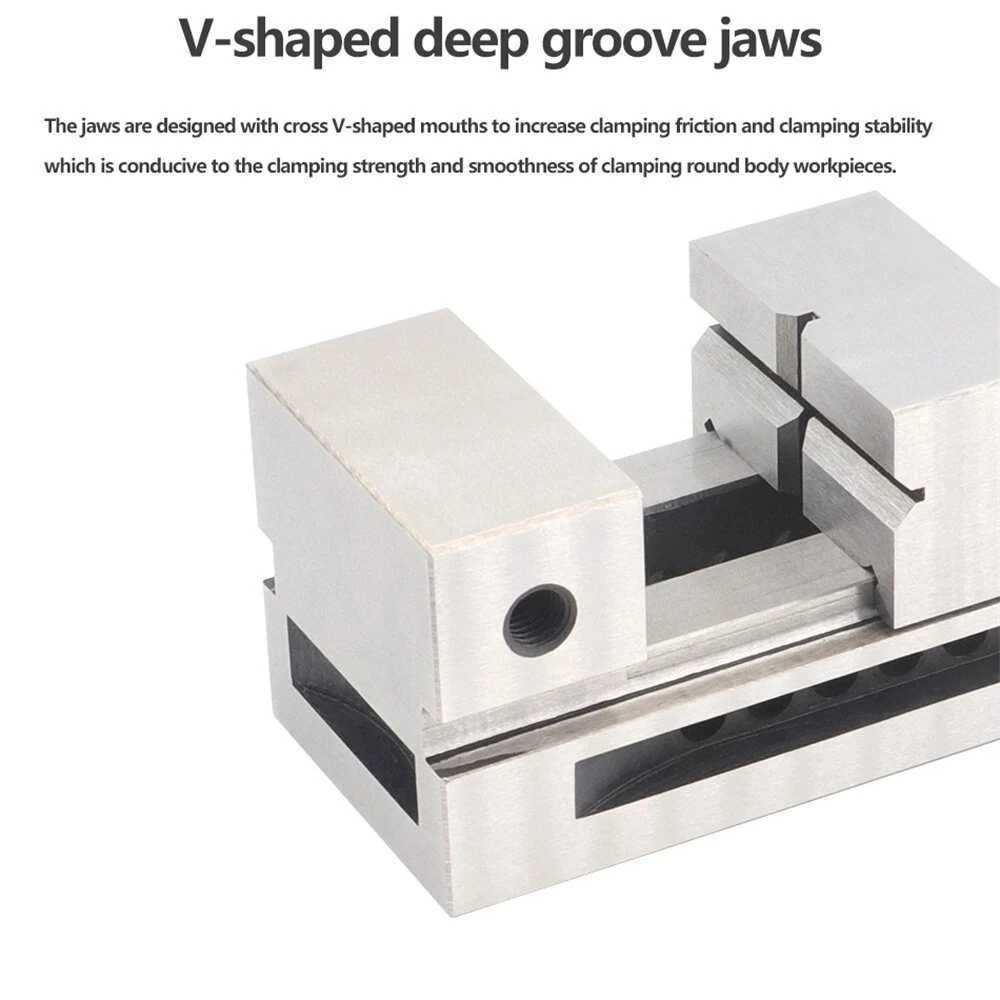 High Precision Machine Vise - 2 Inch Fast Moving CNC for Milling & Grinding - Image 3