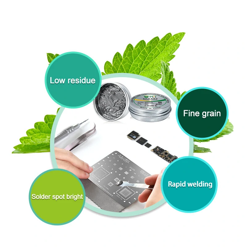 BEST BST-706A Solder Paste | Sn42Bi58 Low Temp Lead-Free for BGA SMT - Image 5