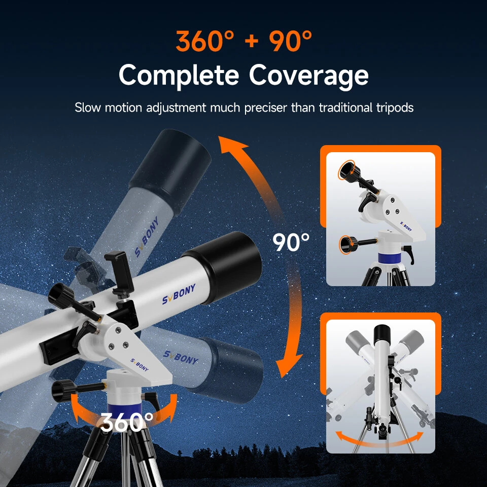 SV520 Telescope | 90mm Aperture 800mm Focal Length | Astronomy Telescope for Planetary Viewing - Image 4