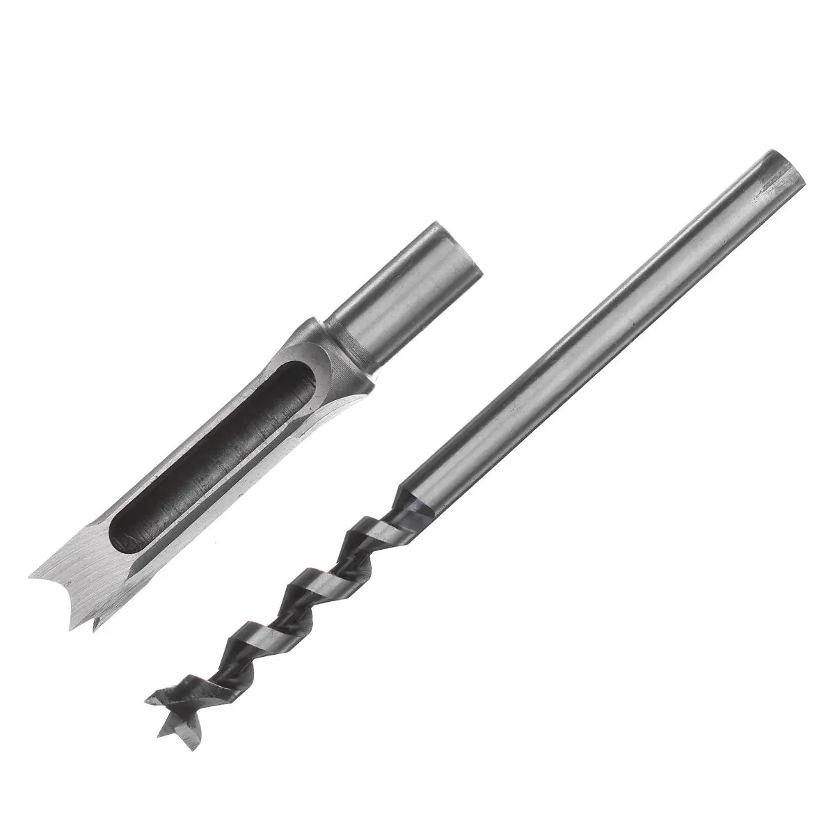 Woodworking Drill Bit Square Hole Chisel Mortising Kit - 11pcs 6-19mm Tenon Tool - Image 5