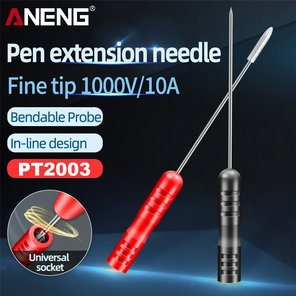 ANENG PT2003 Multimeter Test Leads | 2pcs Piercing Needle Probes 1000V 10A - Image 2