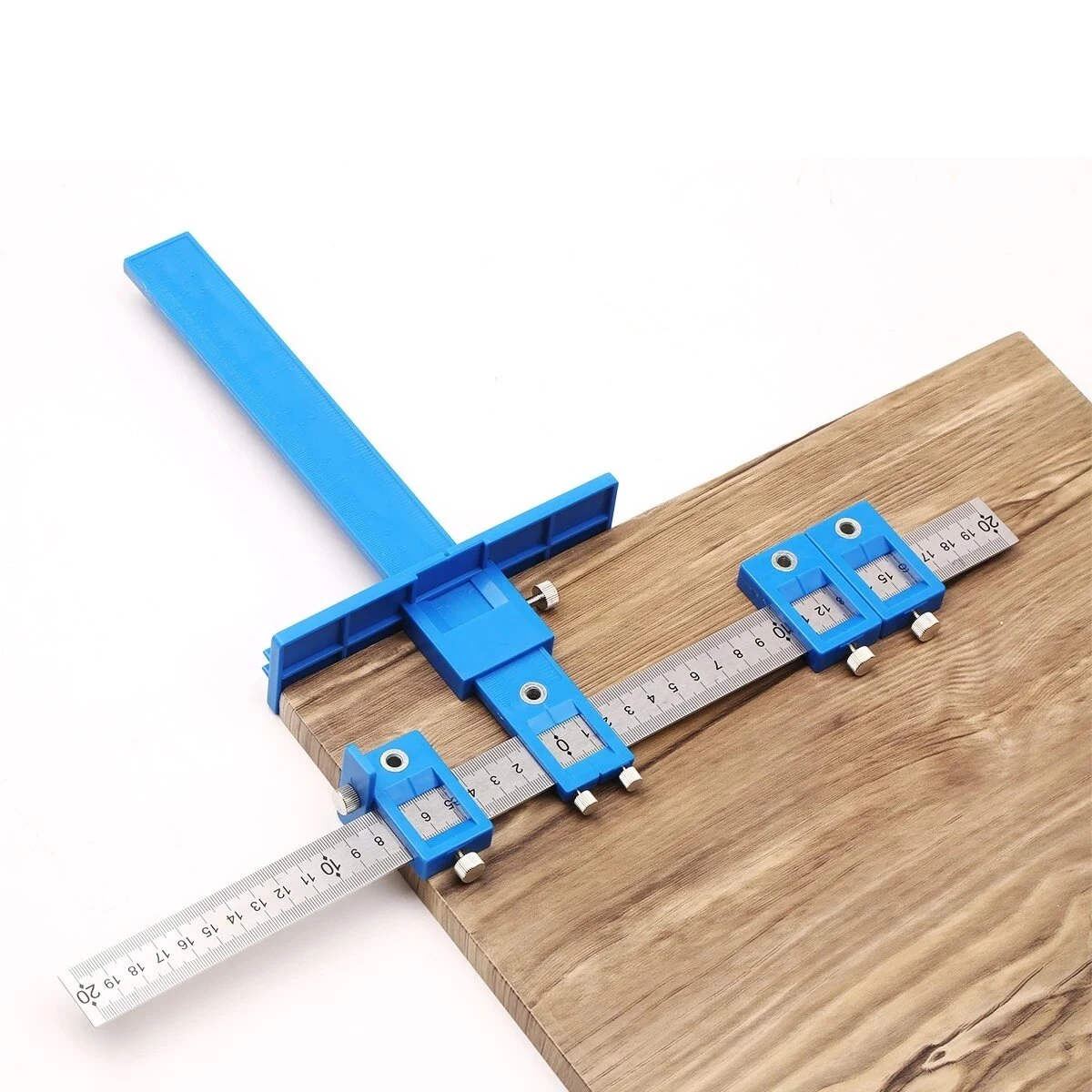 Multifunctional Adjustable Ruler 5MM Hole Ruler | For Handles & Knobs | Inch & Metric Units - Image 5