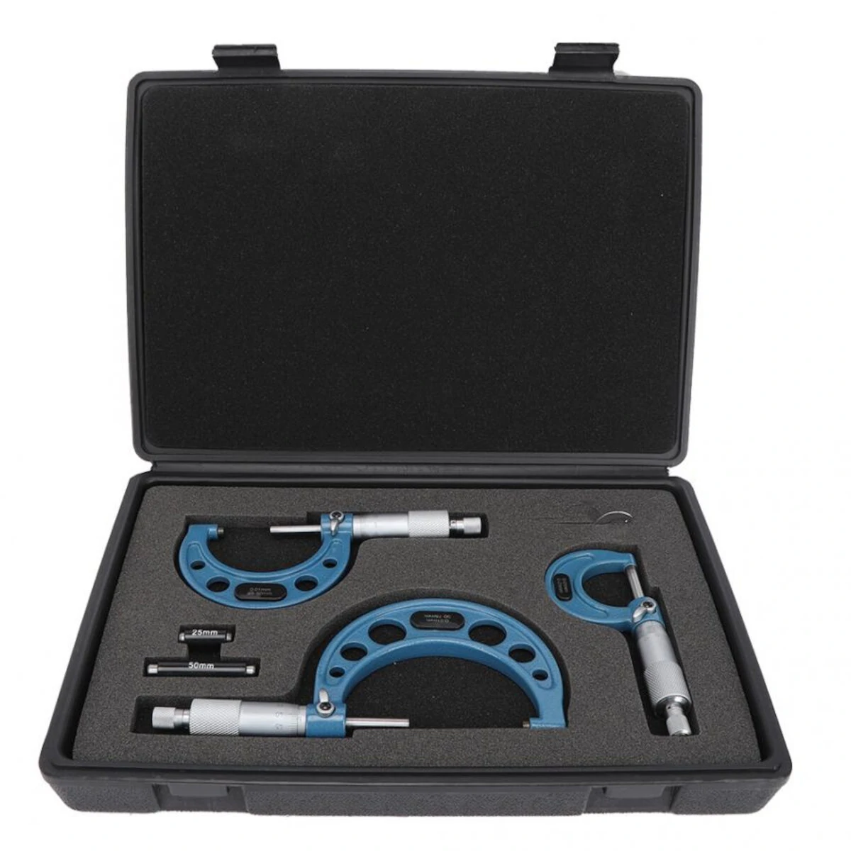 3Pcs 0-75mm Digital Micrometer | High Accuracy Bearing Steel | Outside Diameter Tool - Image 4