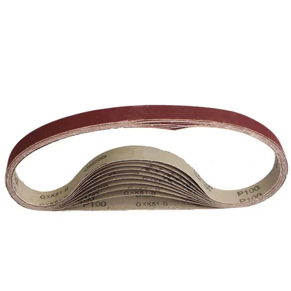 10pcs 760x25mm 100 Grit Sanding Belts Abrasive Sandpaper - Image 5