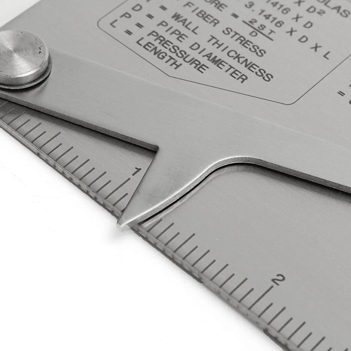 Pipe Pit Gauge - Welding Gauge for Pipeline Concave Inspection & Ulnar Test - Image 3