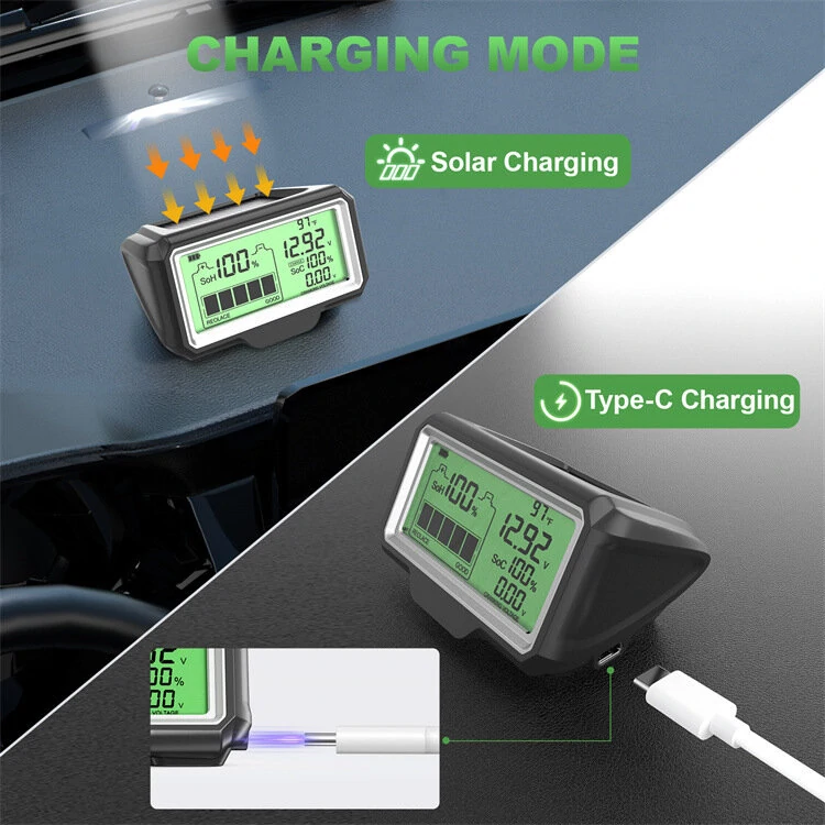 ANCEL BM200 PRO Car Battery Tester - 12V LED Monitor with HUD Display | Waterproof - Image 4