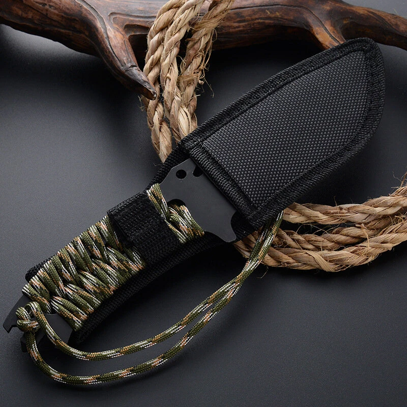 Knifee Survival Knife - 23CM Military Hunting & Camping Tool | High Hardness - Image 4