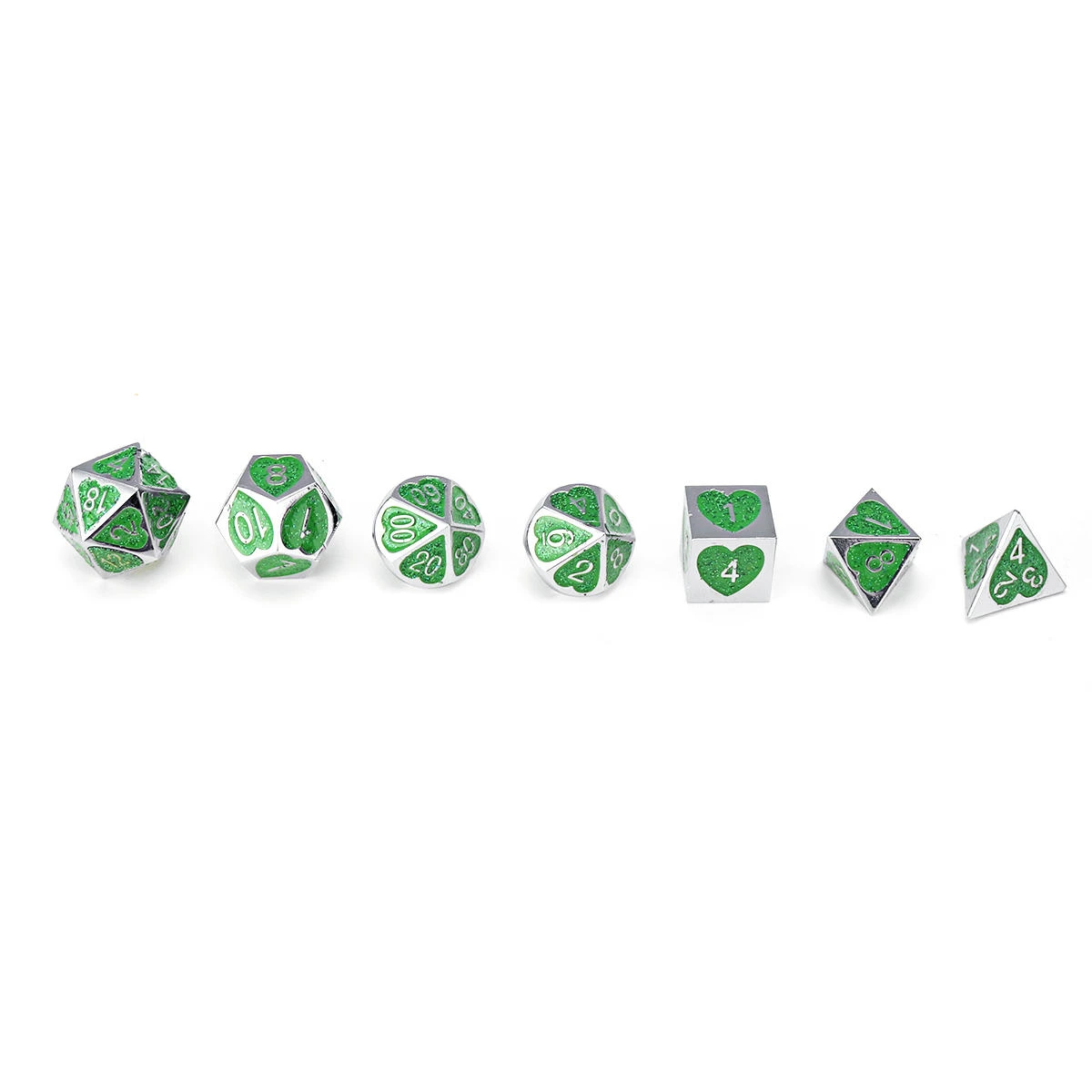 7PCS Metal D&D Dice Set - Polyhedral RPG Game Dice for Dungeons & Dragons - Image 5