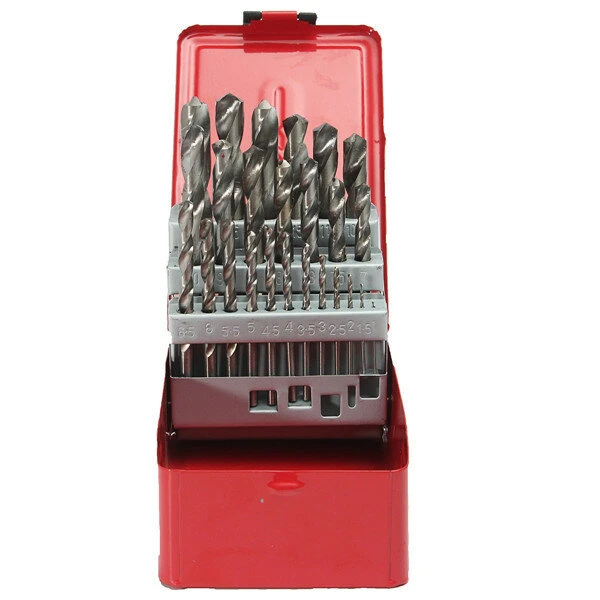 HSS Twist Drill Bit Set - 38pcs 1-13mm for Steel with Storage Case - Image 2