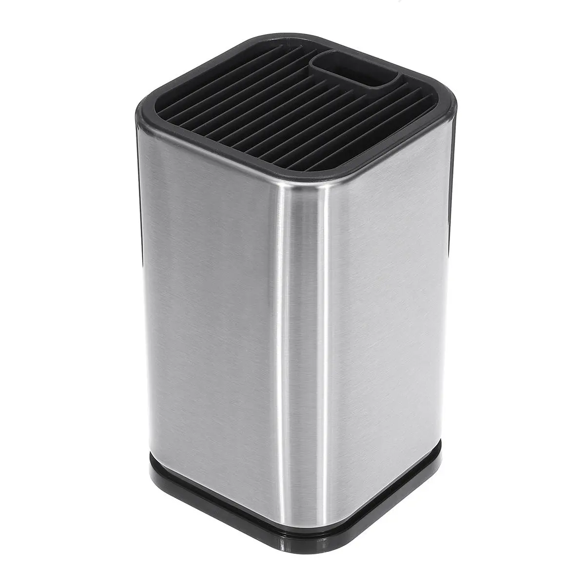 Stainless Steel Knife Holder Stand - 6 Inch Chef Knife Set Block Insert Rack - Image 3