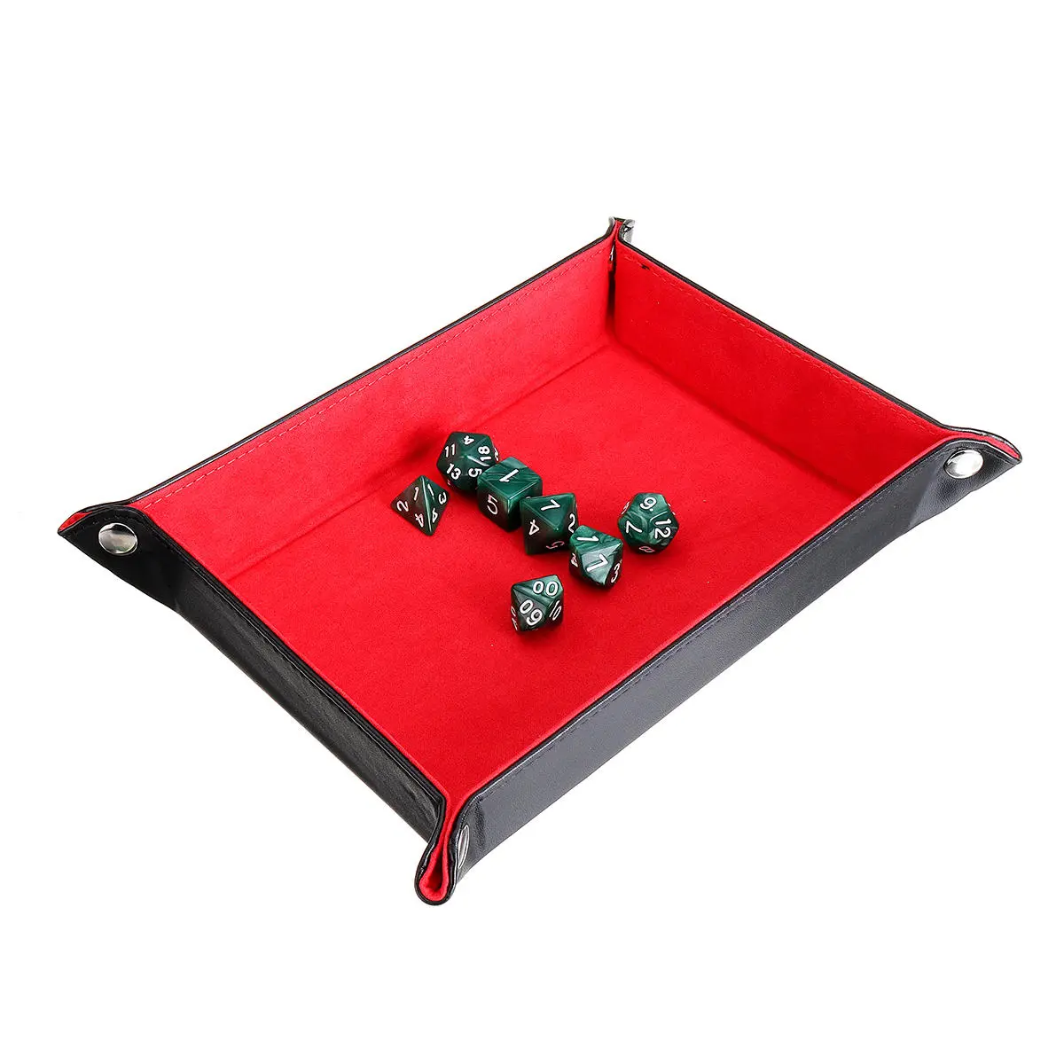 Polyhedral Dice Holder - PU Leather Folding Tray for RPG Dice | EDC Gadgets - Image 5