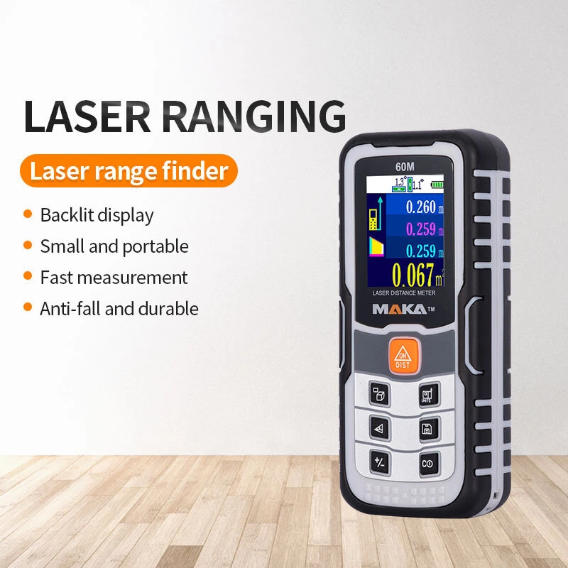 MAKA MK6 Digital Laser Rangefinder - 100M High Precision Handheld Distance Meter - Image 3